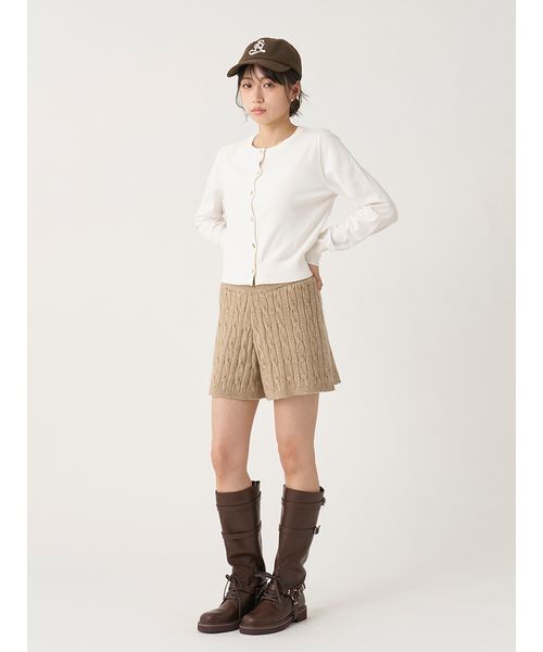 SNIDEL(スナイデル)の「バリエモチーフ釦カーディガン(カーディガン/ボレロ・レディース・サックスブルー/アイボリー/ネイビー/アニマル・F)」の12枚目の写真