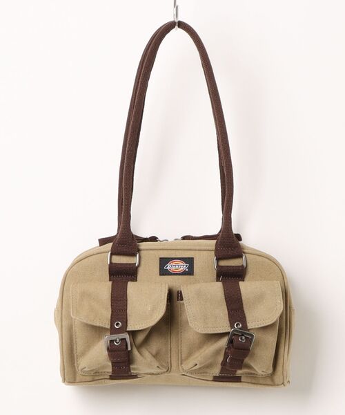 Dickies(ディッキーズ)の「DK TOUGH OUT MINI BOSTON BAG(ボストンバッグ・メンズ・ブラック/ブラウン/ベージュ/カーキ・FREE)」の1枚目の写真