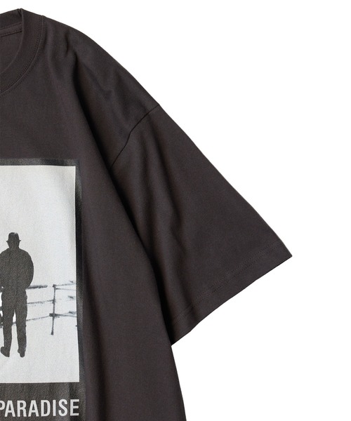 bonjour records(ボンジュールレコーズ)の「Jim Jarmusch/ジム・ジャームッシュ for bonjour records “Stranger Than Paradise” ,“Coffee And Cigarettes” Tシャツ(Tシャツ/カットソー・メンズ・ブラック/ブラック系その他/ホワイト系その他/ホワイト・M/XL/L)」の14枚目の写真