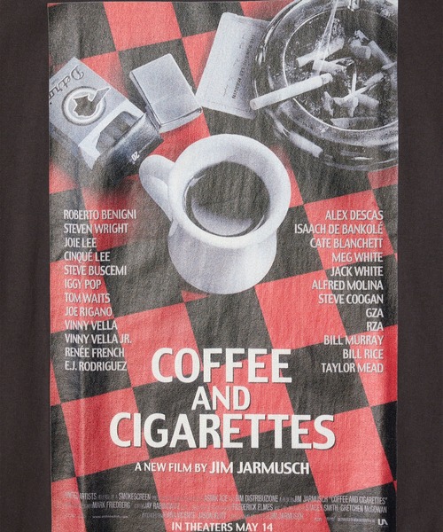 bonjour records(ボンジュールレコーズ)の「Jim Jarmusch/ジム・ジャームッシュ for bonjour records “Stranger Than Paradise” ,“Coffee And Cigarettes” Tシャツ(Tシャツ/カットソー・メンズ・ブラック/ブラック系その他/ホワイト系その他/ホワイト・M/XL/L)」の19枚目の写真