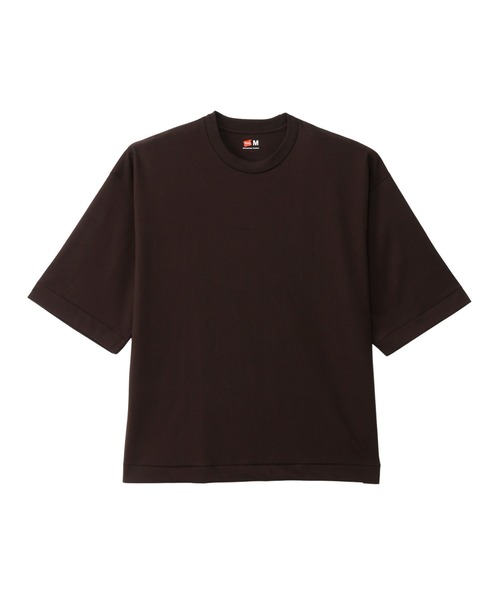HANES(ヘインズ)の「【Hanes/ヘインズ】メンズ ハーフスリーブリラックスTシャツ(Tシャツ/カットソー・メンズ・チャコールグレー/ブラウン・X-LARGE/LARGE/MEDIUM)」の2枚目の写真