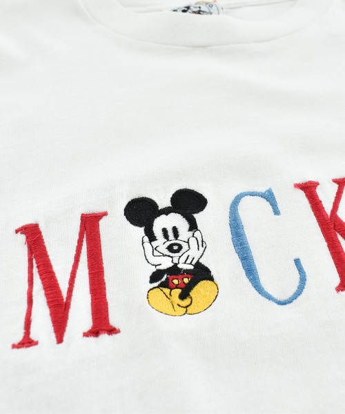 LABORATORY R(ラボラトリーアール)の「【USED】90’s Disney “Mickey” キャラクター Tシャツ(Tシャツ/カットソー・メンズ・ホワイト・LARGE)」の3枚目の写真