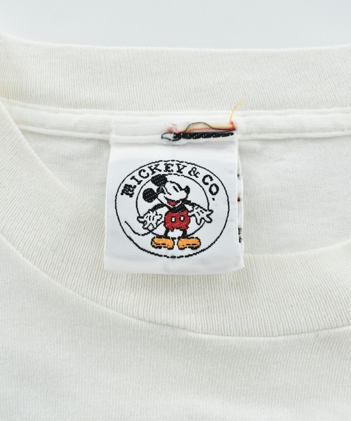 LABORATORY R(ラボラトリーアール)の「【USED】90’s Disney “Mickey” キャラクター Tシャツ(Tシャツ/カットソー・メンズ・ホワイト・LARGE)」の5枚目の写真