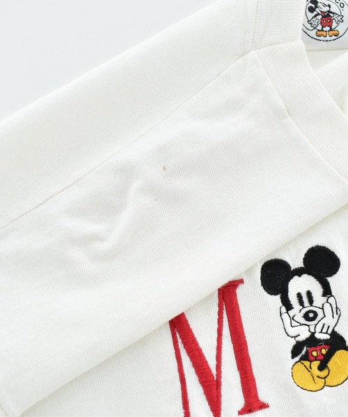 LABORATORY R(ラボラトリーアール)の「【USED】90’s Disney “Mickey” キャラクター Tシャツ(Tシャツ/カットソー・メンズ・ホワイト・LARGE)」の6枚目の写真