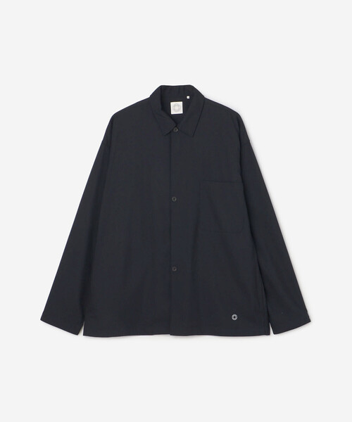 ORCIVAL(オーシバル)の「ORCIVAL | ストレッチブロード シャツジャケット MEN(シャツ/ブラウス・メンズ・ネイビー・4/5)」の1枚目の写真