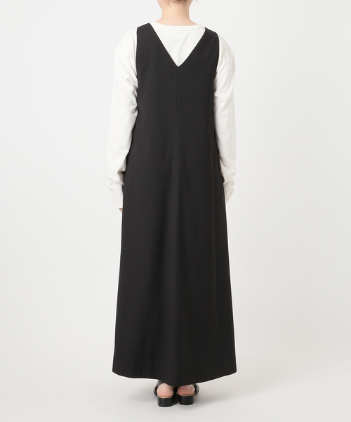 SLOBE IENA(スローブイエナ)の「《/WEB限定カラーあり》フロントジップフレアワンピース(ワンピース・レディース・チャコールグレー/カーキ/ブラック・FREE)」の19枚目の写真