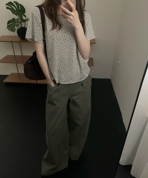 FLINEA(フリネア)の「コットンカーゴパンツ(その他パンツ・レディース・ベージュ/カーキ・FREE)」の6枚目の写真