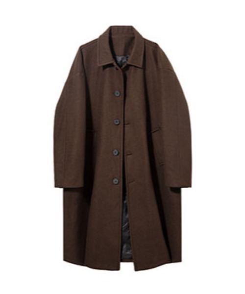 DOUBLE STEAL(ダブルスティール)の「DSウールライクステンカラーコート(ステンカラーコート・メンズ・ブラウン/ブラック・X-LARGE/LARGE/MEDIUM)」の4枚目の写真