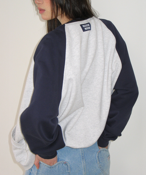 RONRON（ロンロン）の「COLLARLESS RAGLAN ZIP UP WHITE MELNAGE（その他トップス・レディース・その他・FREE）」の5枚目の写真