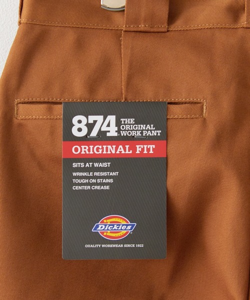 Dickies(ディッキーズ)の「Dickies/ディッキーズ 中津川吾郎コラボ 874 ORIGINAL FIT WORK PANTS パンツ メンズ 夏物 夏服(チノパンツ・メンズ・ブラウン・28inch)」の6枚目の写真