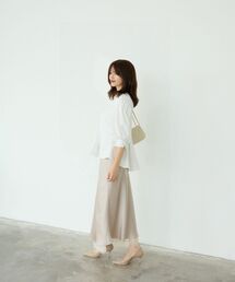 レースレイヤードナロースカート