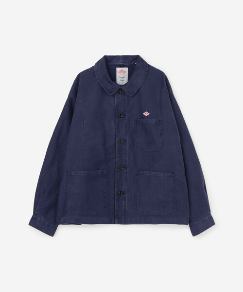 DANTON(ダントン)の「DANTON | コットンモールスキン ワイドカバーオール MEN(カバーオール・メンズ・ネイビー・44/42/40)」の2枚目の写真