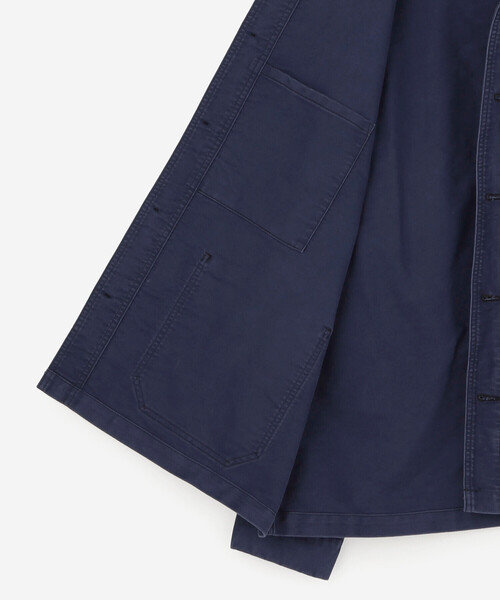 DANTON(ダントン)の「DANTON | コットンモールスキン ワイドカバーオール MEN(カバーオール・メンズ・ネイビー・44/42/40)」の6枚目の写真