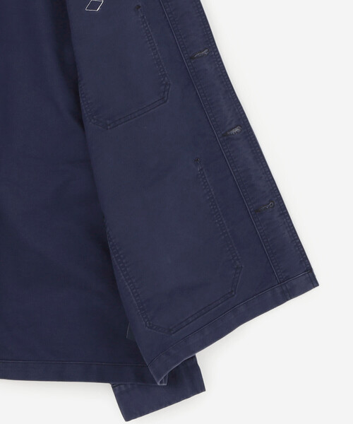DANTON(ダントン)の「DANTON | コットンモールスキン ワイドカバーオール MEN(カバーオール・メンズ・ネイビー・44/42/40)」の7枚目の写真