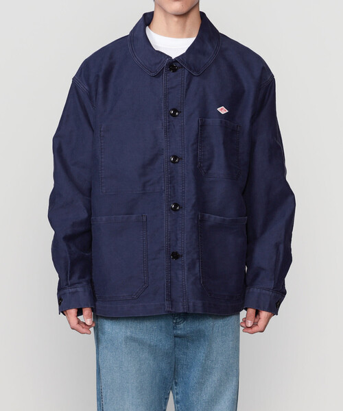 DANTON(ダントン)の「DANTON | コットンモールスキン ワイドカバーオール MEN(カバーオール・メンズ・ネイビー・44/42/40)」の13枚目の写真
