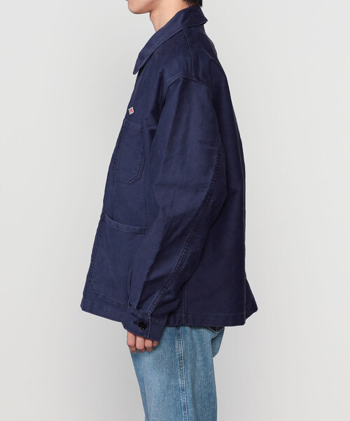 DANTON(ダントン)の「DANTON | コットンモールスキン ワイドカバーオール MEN(カバーオール・メンズ・ネイビー・44/42/40)」の14枚目の写真