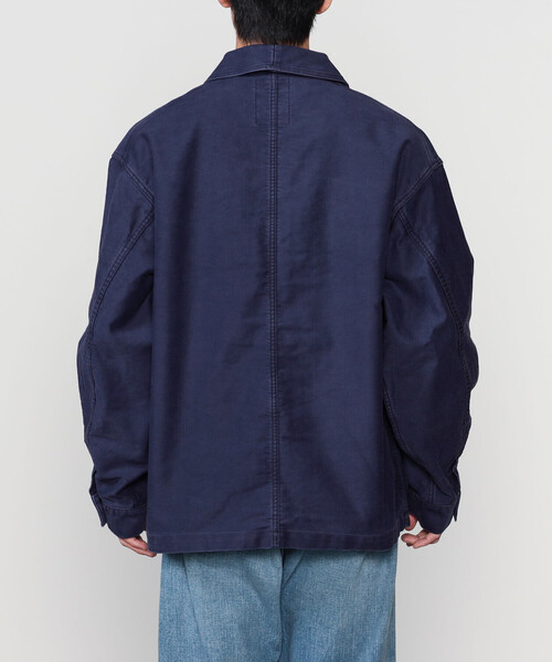 DANTON(ダントン)の「DANTON | コットンモールスキン ワイドカバーオール MEN(カバーオール・メンズ・ネイビー・44/42/40)」の15枚目の写真