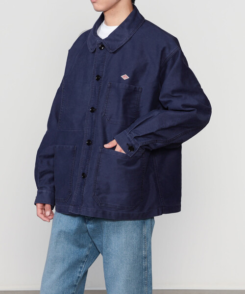 DANTON(ダントン)の「DANTON | コットンモールスキン ワイドカバーオール MEN(カバーオール・メンズ・ネイビー・44/42/40)」の17枚目の写真