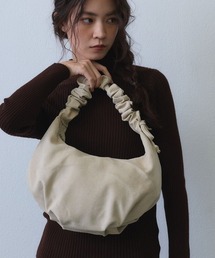 gather handle shoulder bag / ギャザーハンドルショルダーバッグ