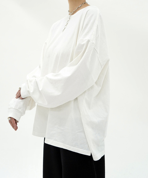 JOURNAL STANDARD LUXE(ジャーナルスタンダード ラックス)の「UNRAVELジャージ ロンT(Tシャツ/カットソー・レディース・ホワイト・FREE)」の1枚目の写真
