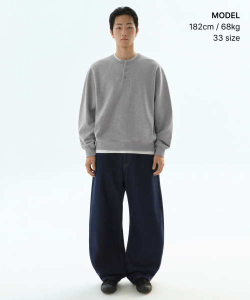 MUSINSA STANDARD（ムシンサスタンダード）の「スキミモカーブデニムパンツ [ディープインディゴ]（デニムパンツ・メンズ・その他・28/29/30/32/33/34/38）」の7枚目の写真