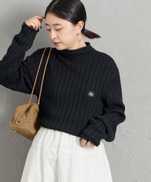 [Calvin Klein/カルバンクライン] WOVEN LABEL タートルネックセーター