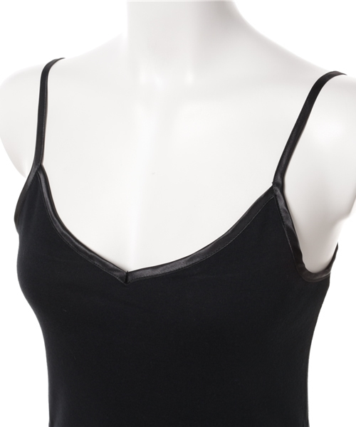 LE JUN（ルジュン）の「フライス2WAYキャミソール（キャミソール・レディース・ベージュ/ブルー系その他/ブラック/ホワイト/オフホワイト・FREE）」の9枚目の写真