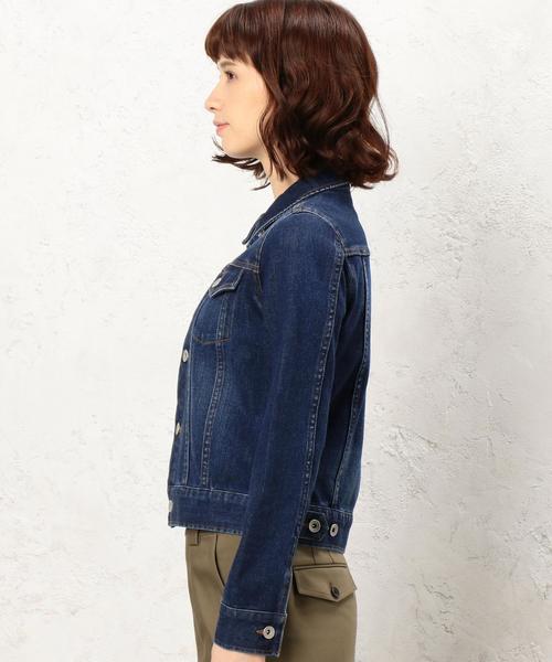 green label relaxing（グリーンレーベルリラクシング）の「○◆CB Gジャン 3rd type◆（デニムジャケット・レディース・ネイビー/コバルトブルー・40/42/44/38/36）」の5枚目の写真