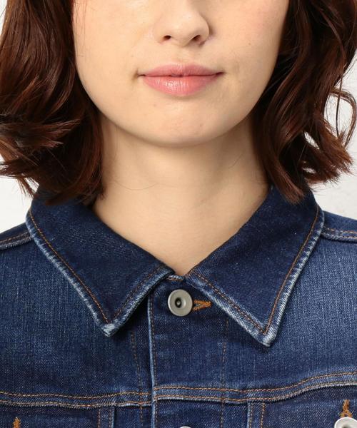 green label relaxing（グリーンレーベルリラクシング）の「○◆CB Gジャン 3rd type◆（デニムジャケット・レディース・ネイビー/コバルトブルー・40/42/44/38/36）」の7枚目の写真