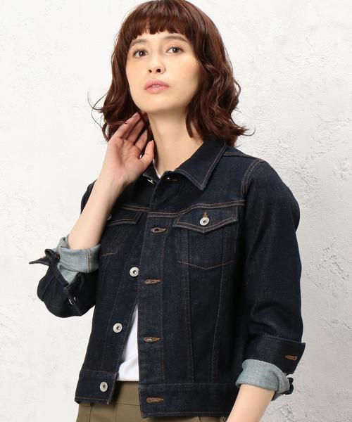 green label relaxing（グリーンレーベルリラクシング）の「○◆CB Gジャン 3rd type◆（デニムジャケット・レディース・ネイビー/コバルトブルー・40/42/44/38/36）」の10枚目の写真