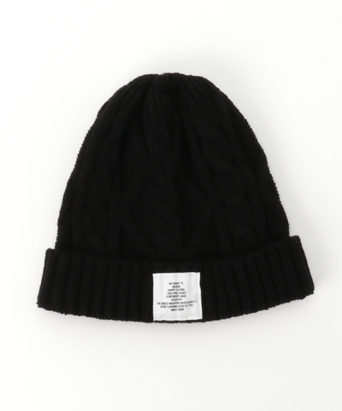 Smoothy（スムージー）の「Smoothy Cable Knitcap / スムージー ケーブルニットキャップ（ニットキャップ/ビーニー・キッズ・ヘザーグレー/ホワイト/ネイビー/マスタード/ブラック/カーキ・FREE）」の17枚目の写真