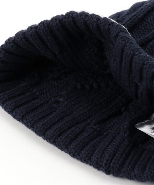 Smoothy（スムージー）の「Smoothy Cable Knitcap / スムージー ケーブルニットキャップ（ニットキャップ/ビーニー・キッズ・ヘザーグレー/ホワイト/ネイビー/マスタード/ブラック/カーキ・FREE）」の10枚目の写真