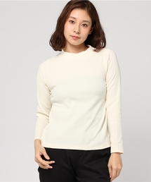 POU DOU DOU | テレコプチハイネックプルオーバー(Tシャツ/カットソー)