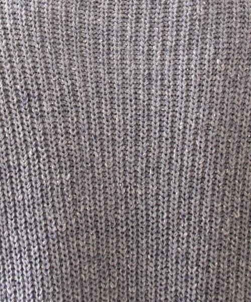 coen（コーエン）の「カラーネップニットワンピース（ワンピース・レディース・ベージュ/ライトブルー/レッド・FREE）」の5枚目の写真