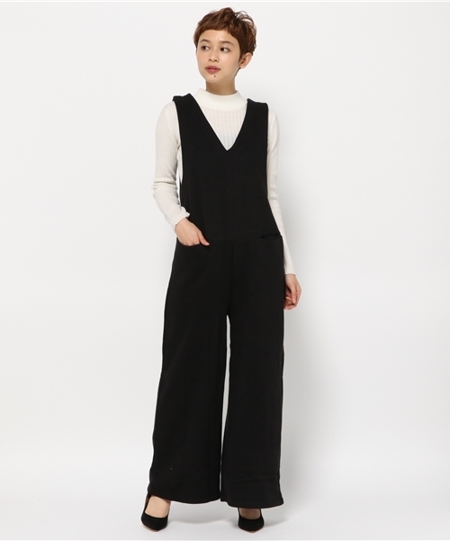 RODEO CROWNS WIDE BOWL（ロデオクラウンズワイドボウル）の「WARM カット オールインワン（ワンピース・レディース・ブラック/トップグレー/ベージュ・MEDIUM/SMALL）」の13枚目の写真