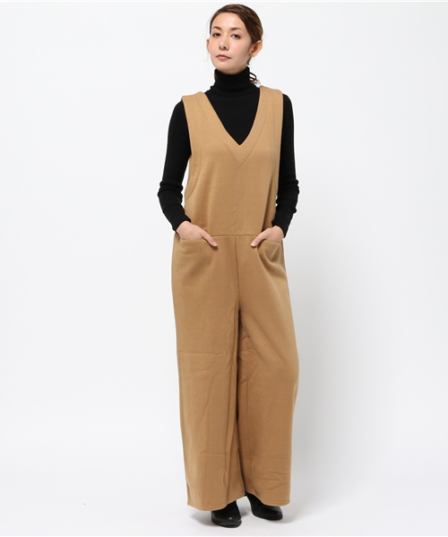 RODEO CROWNS WIDE BOWL（ロデオクラウンズワイドボウル）の「WARM カット オールインワン（ワンピース・レディース・ブラック/トップグレー/ベージュ・MEDIUM/SMALL）」の15枚目の写真