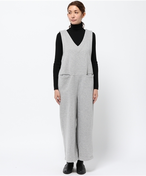 RODEO CROWNS WIDE BOWL（ロデオクラウンズワイドボウル）の「WARM カット オールインワン（ワンピース・レディース・ブラック/トップグレー/ベージュ・MEDIUM/SMALL）」の4枚目の写真