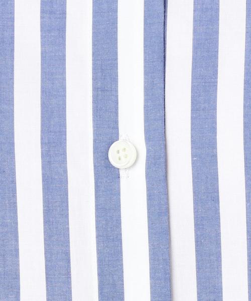 Another Edition（アナザーエディション）の「コットンストライプシャツ（シャツ/ブラウス・レディース・コバルトブルー・FREE）」の9枚目の写真