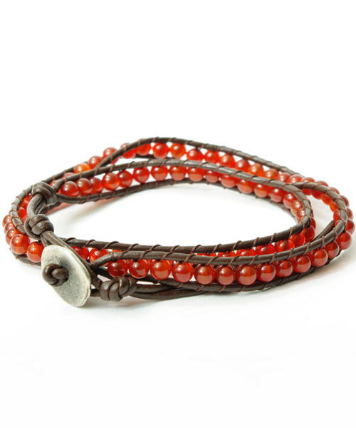 8(eight)(エイト)の「2連 天然石 ブレスレット(ブレスレット・メンズ・ホワイト/レッド/イエロー/ブラック/ブルー/クリア・FREE)」の5枚目の写真