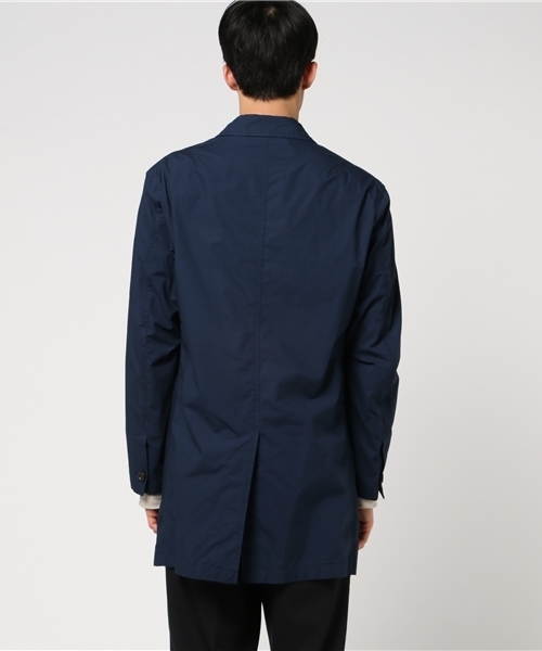 GLOSTER(グロスター)の「タイプライターステンカラーコート(ステンカラーコート・メンズ・ベージュ/ネイビー/ライトグリーン・M/S/L/XL)」の5枚目の写真