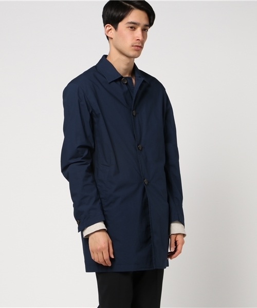 GLOSTER(グロスター)の「タイプライターステンカラーコート(ステンカラーコート・メンズ・ベージュ/ネイビー/ライトグリーン・M/S/L/XL)」の6枚目の写真