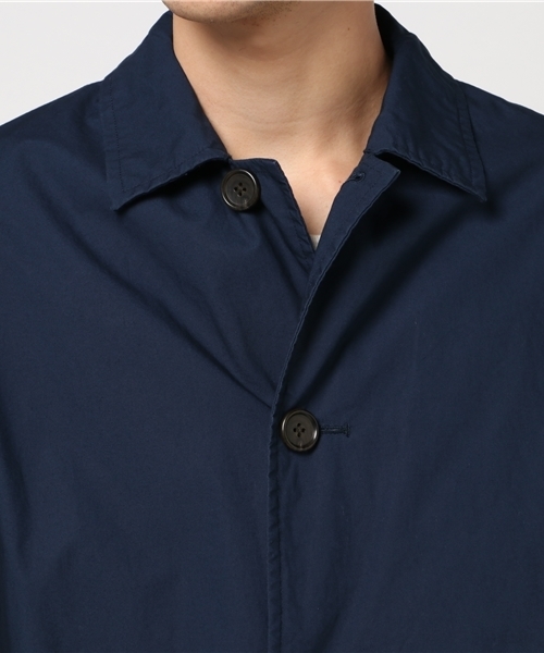 GLOSTER(グロスター)の「タイプライターステンカラーコート(ステンカラーコート・メンズ・ベージュ/ネイビー/ライトグリーン・M/S/L/XL)」の7枚目の写真