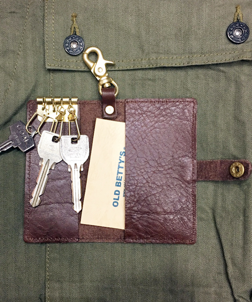 OLD BETTY'S / GREEN BOWL Leater Key Case/オールドベティーズ/グリーンボウル レザーキーケース（キーケース/キーアクセサリー）｜OLD BETTY'S（オールドベティーズ）