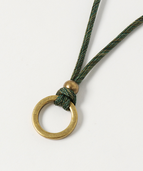 WEGO（ウィゴー）の「WEGO/スピンドルリングネックレス（ネックレス・メンズ・グレー/グリーン/オレンジ・FREE）」の3枚目の写真