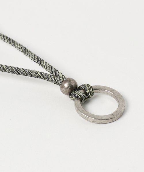 WEGO（ウィゴー）の「WEGO/スピンドルリングネックレス（ネックレス・メンズ・グレー/グリーン/オレンジ・FREE）」の5枚目の写真