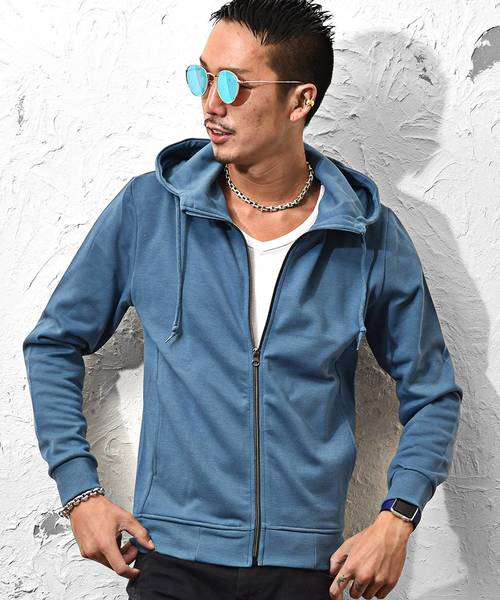 JOKER（ジョーカー）の「スウェットジップパーカー トレーナー（パーカー・メンズ・ブルー系その他/カーキ/ベージュ/オフホワイト/杢グレー/ブラック/ネイビー/ライトピンク/ブラック系その他/グレー系その他/ブルー系その他2/ホワイト系その他/グレー系その他2/サックスブルー/チェック/ブラック系その他2/ブラウン系その他/レッド系その他・XL/M/S/L）」の15枚目の写真