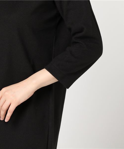 KOBE LETTUCE(コウベレタス)の「シンプルボックスワンピース/(ワンピース・レディース・ブラック/ネイビー/ボルドー/ベージュ・FREE)」の9枚目の写真