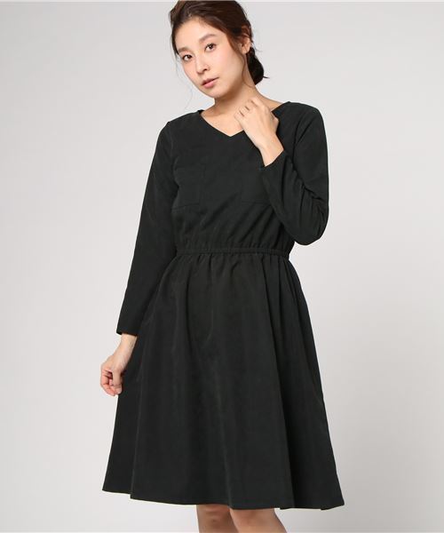 N.（N. Natural Beauty Basic）（エヌエヌナチュラルビューティーベーシック）の「ピーチドロップワンピース（ワンピース・レディース・ブラック/ベージュ/ブルー/カーキ・MEDIUM）」の15枚目の写真