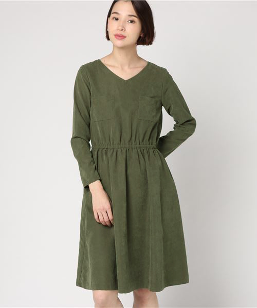 N.（N. Natural Beauty Basic）（エヌエヌナチュラルビューティーベーシック）の「ピーチドロップワンピース（ワンピース・レディース・ブラック/ベージュ/ブルー/カーキ・MEDIUM）」の13枚目の写真