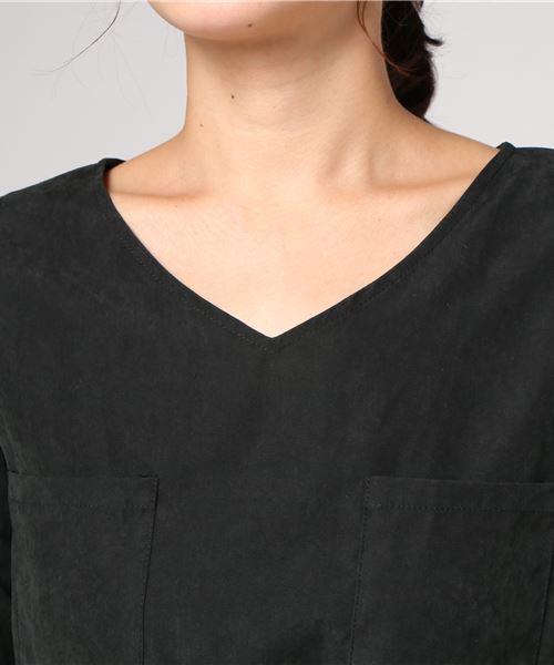 N.（N. Natural Beauty Basic）（エヌエヌナチュラルビューティーベーシック）の「ピーチドロップワンピース（ワンピース・レディース・ブラック/ベージュ/ブルー/カーキ・MEDIUM）」の18枚目の写真